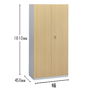 両開き書庫 高さ1810mm （下置用）