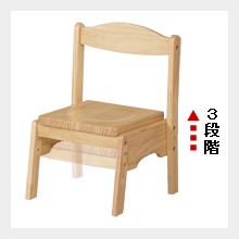 木製キッズテーブル＆キッズチェア（高さ調節機能付き）【オフィス家具 