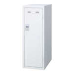 LKP-W1-D 1人用 ショートロッカー ダイヤル錠 ホワイト LKP-W1-D