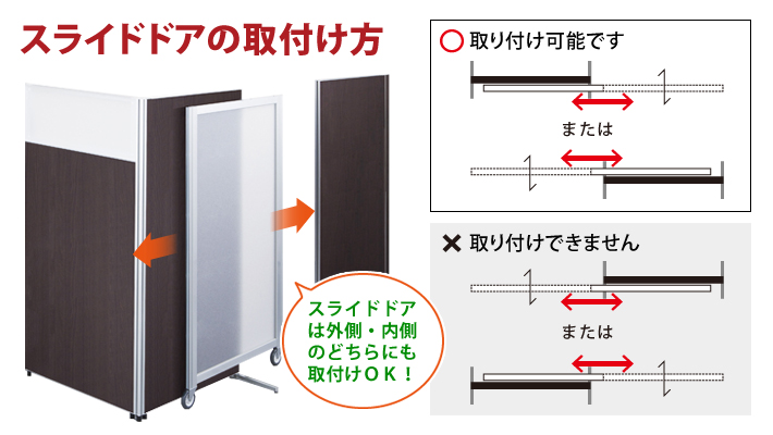 スライドドアの取り付け方法