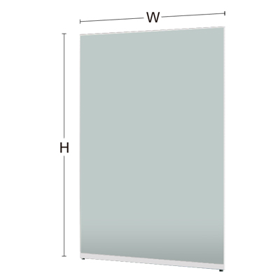 NX10FG-FFF1 クロスパネル（ホワイトフレーム） 幅1000×高さ1920mm